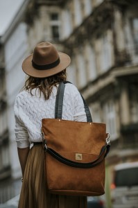Ginger brown bag in waterproof nubuck (1)