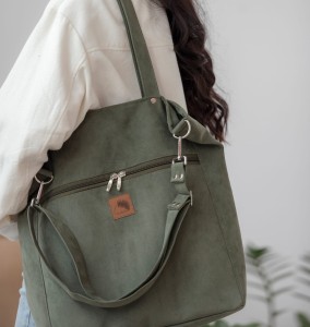Tasche "SHOPER BAG" in Olivengrün