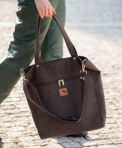 Tasche "SHOPPER BAG" in Dunkelbraun